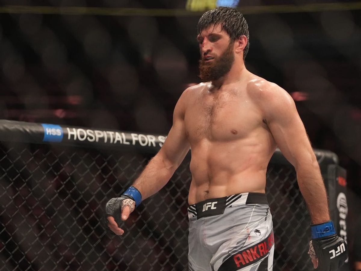 Magomed Ankalaev knocks out Johnny Walker at UFC Fight Night