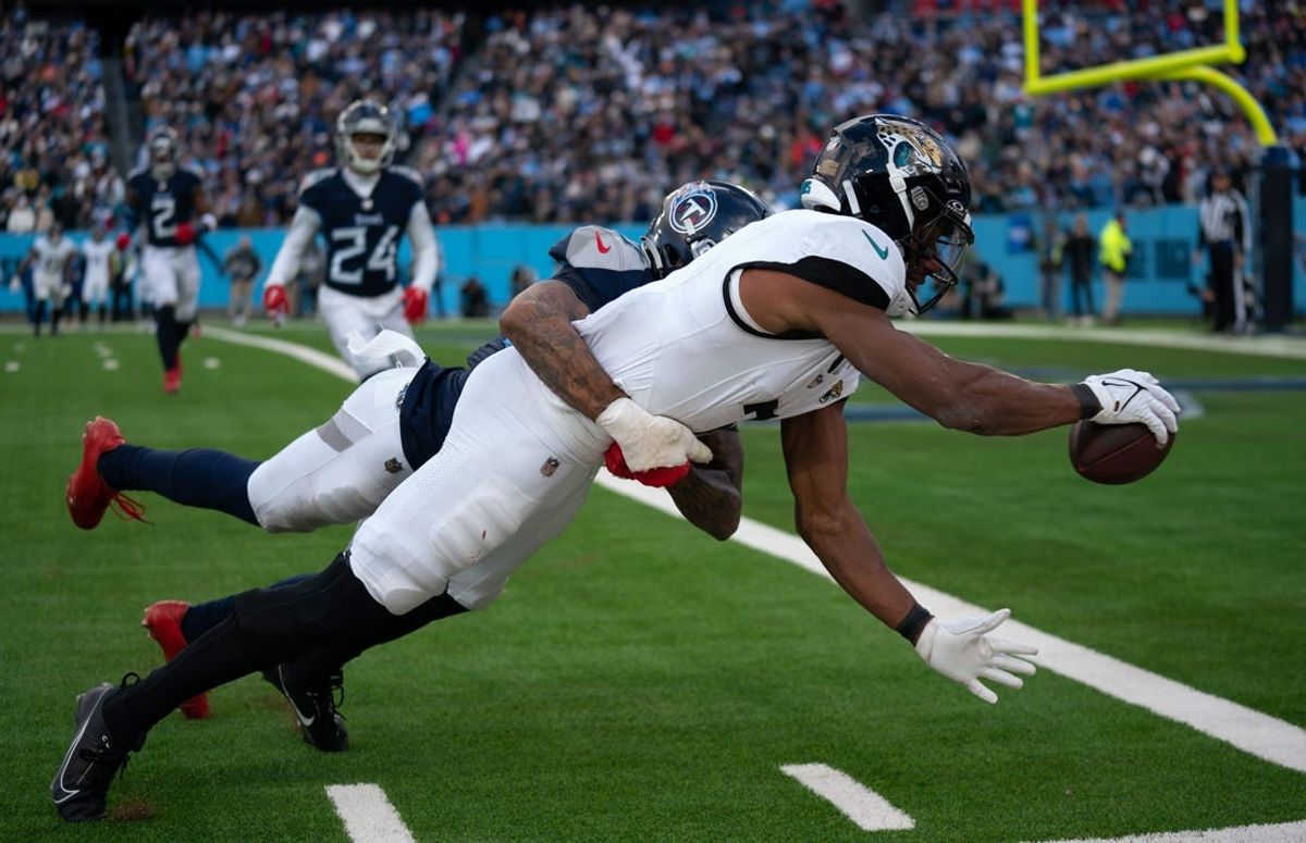 Jaguars release WR Zay Jones, K Joey Slye