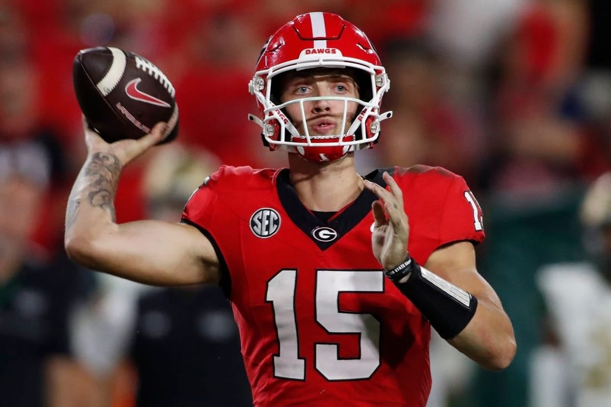 No. 20 Kentucky seeking rare win at No. 1 Georgia