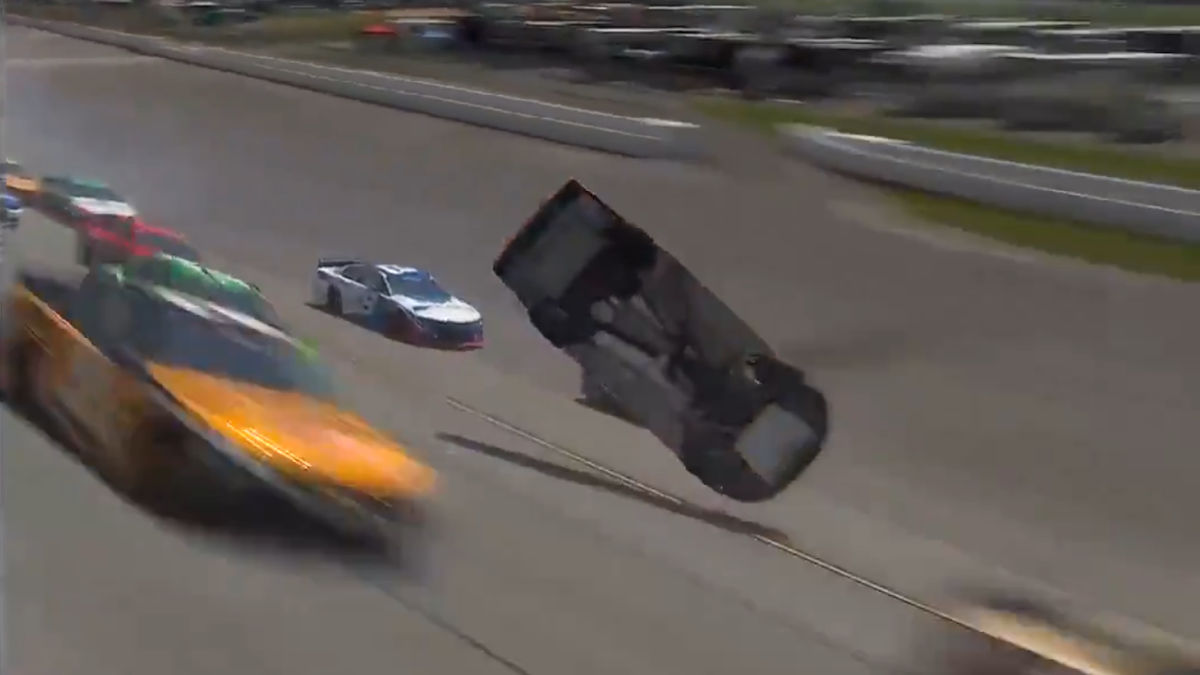 SEE IT! NASCAR's Joey Logano does big flip at Talladega